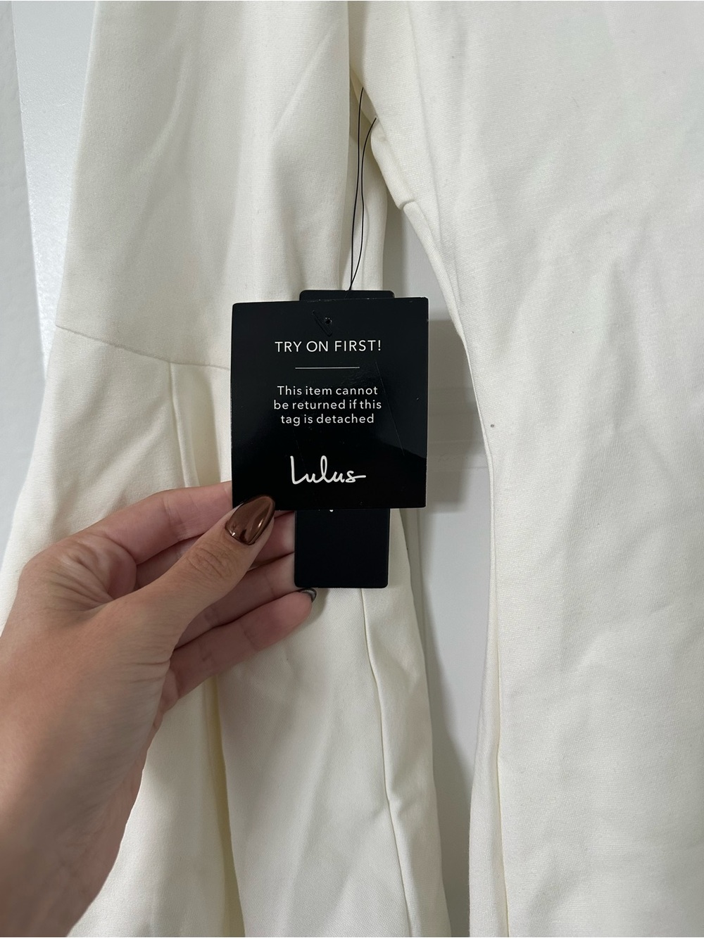Lulu's White Ruffle-Sleeve Bodycon Dress - Picture 4 of 4